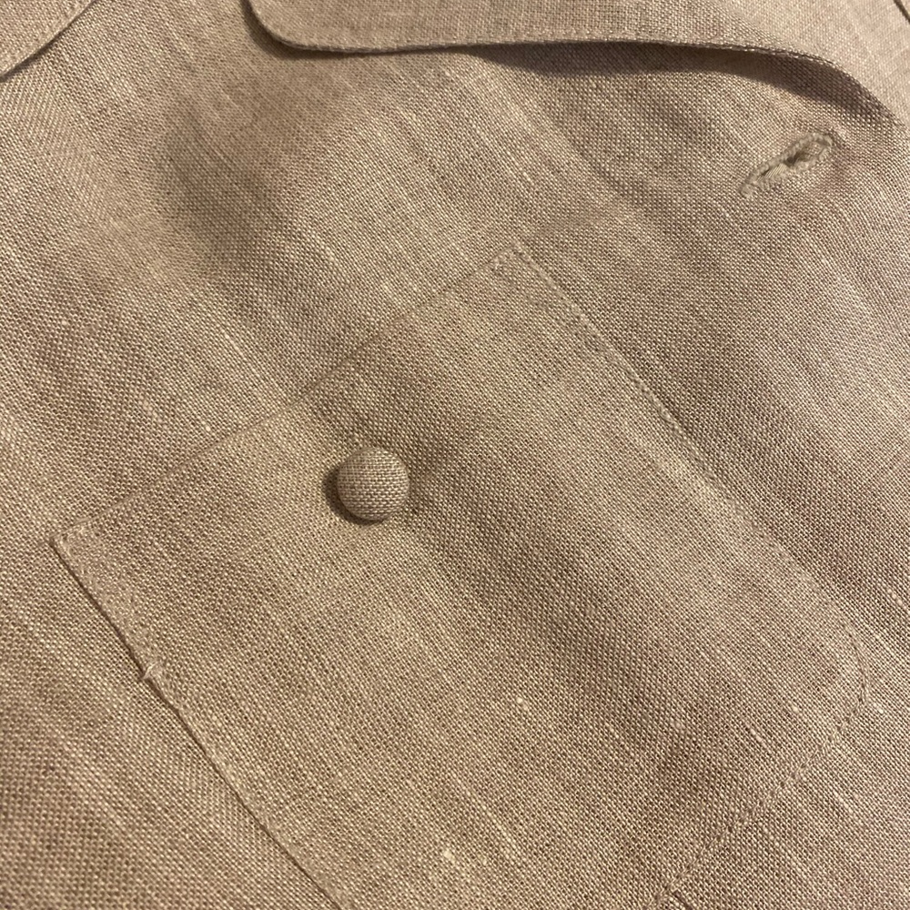 Vintage Irish linen midi dress - Picture 5 of 8